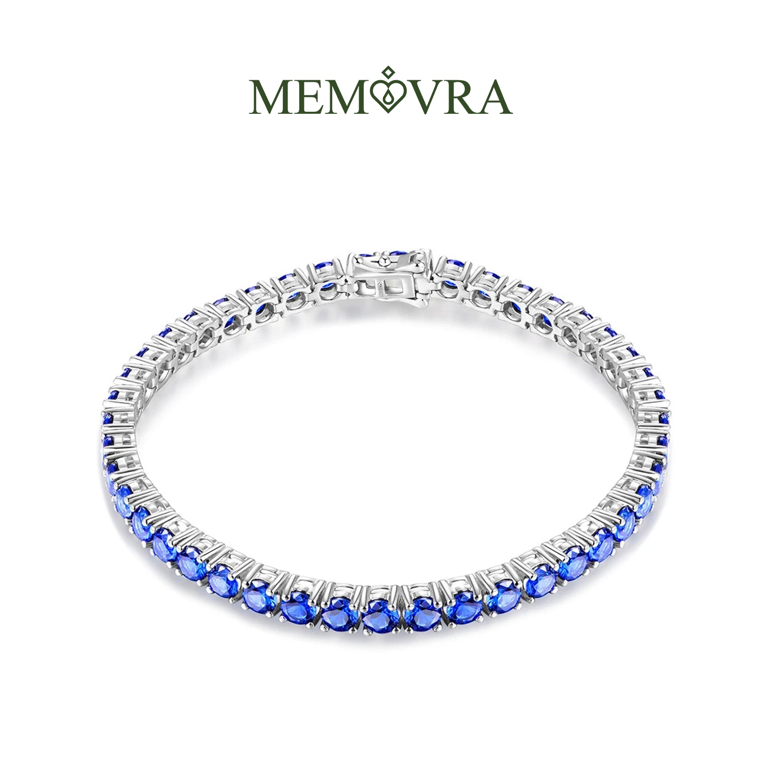 Memovra Tanzanite & Sapphire Gemstone Bracelet